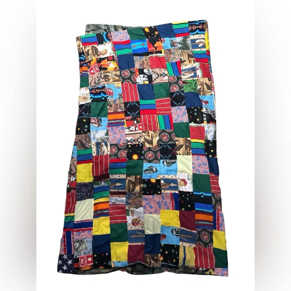 Patchwork Multicolor Quilt Camo
